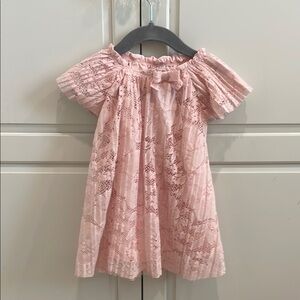 Carter's Pink Flutter Sleeve Sundress 9 month